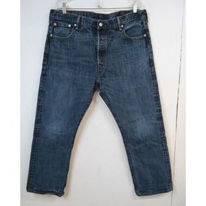 Levi's 501 Men's "40X30" (See Detail) Jeans Blue 5 Pocket Medium Wash Button Fly